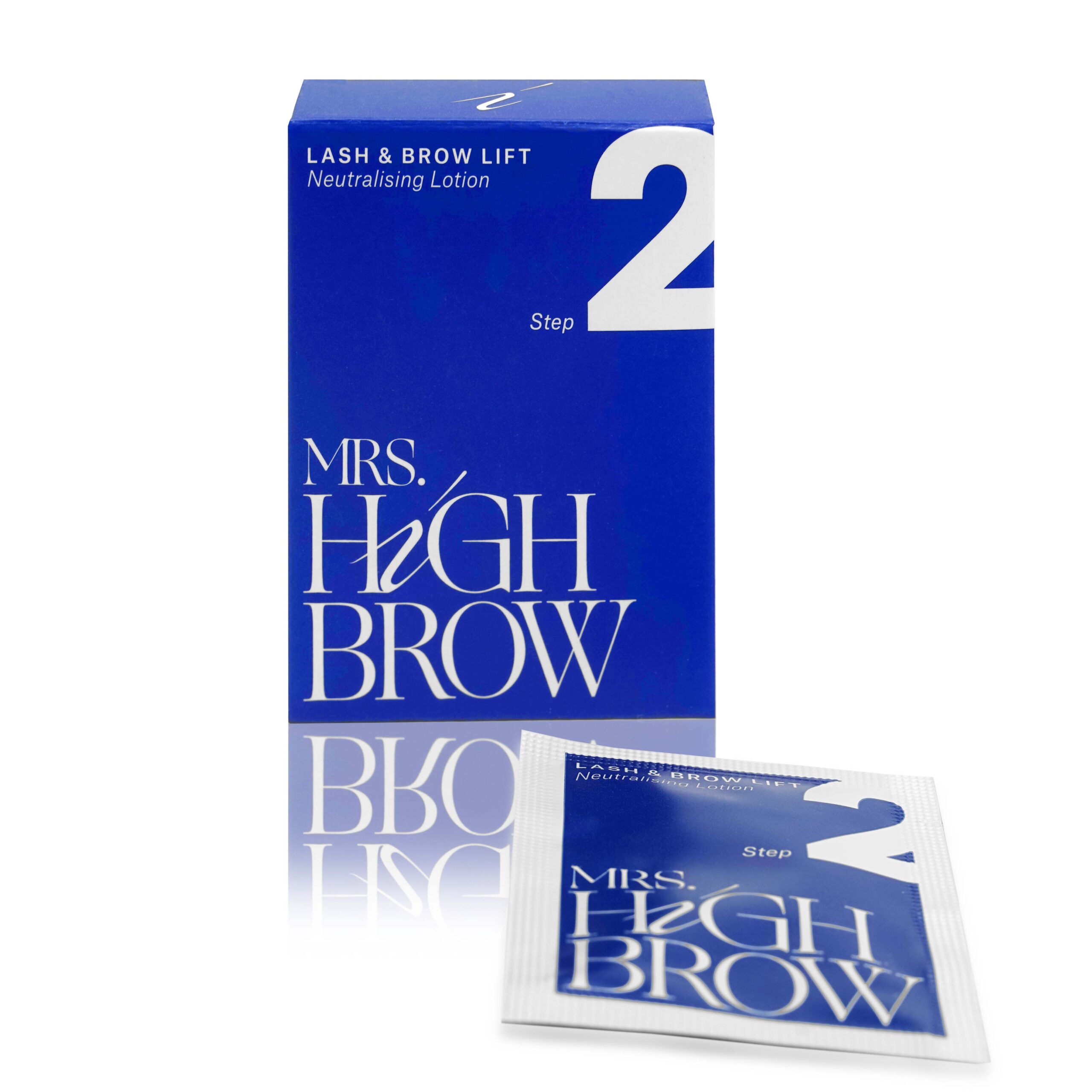 Mrs. Highbrow Lash & Brow Lift Neutralising Lotion Step 2