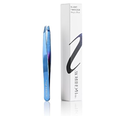 Mrs. Highbrow Slant Tweezers Magic Blue